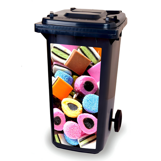 Kliko sticker - Engelse Drop - container sticker - afvalbak sticker