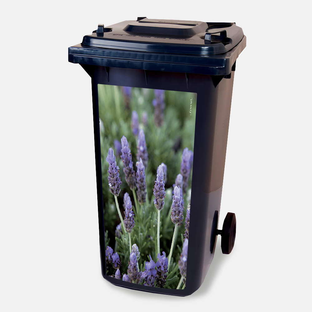 Kliko sticker - Lavendel - container sticker - afvalbak - vuilnisbak - brievenbus