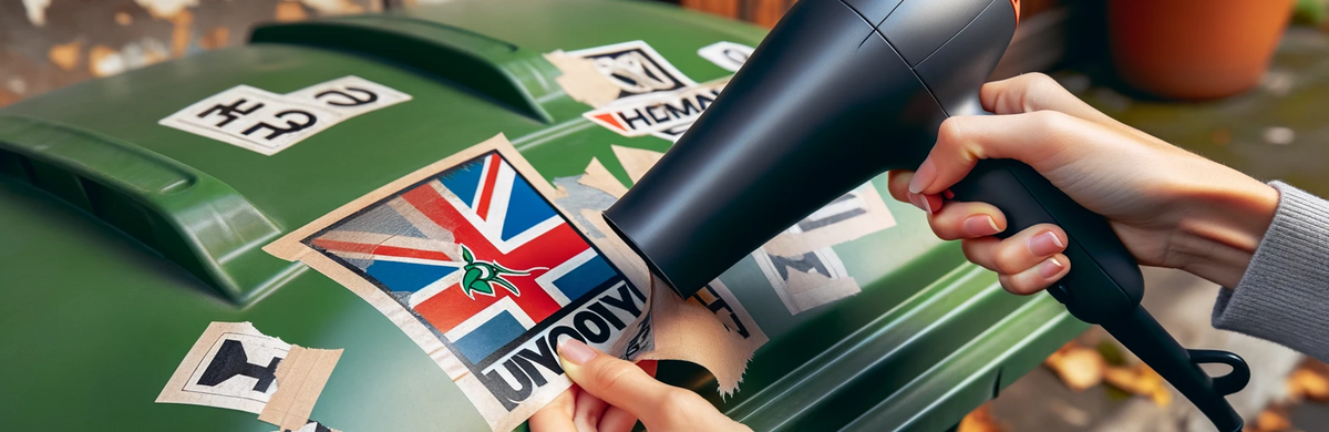 Oude kliko stickers verwijderen zonder schade: stap voor stap