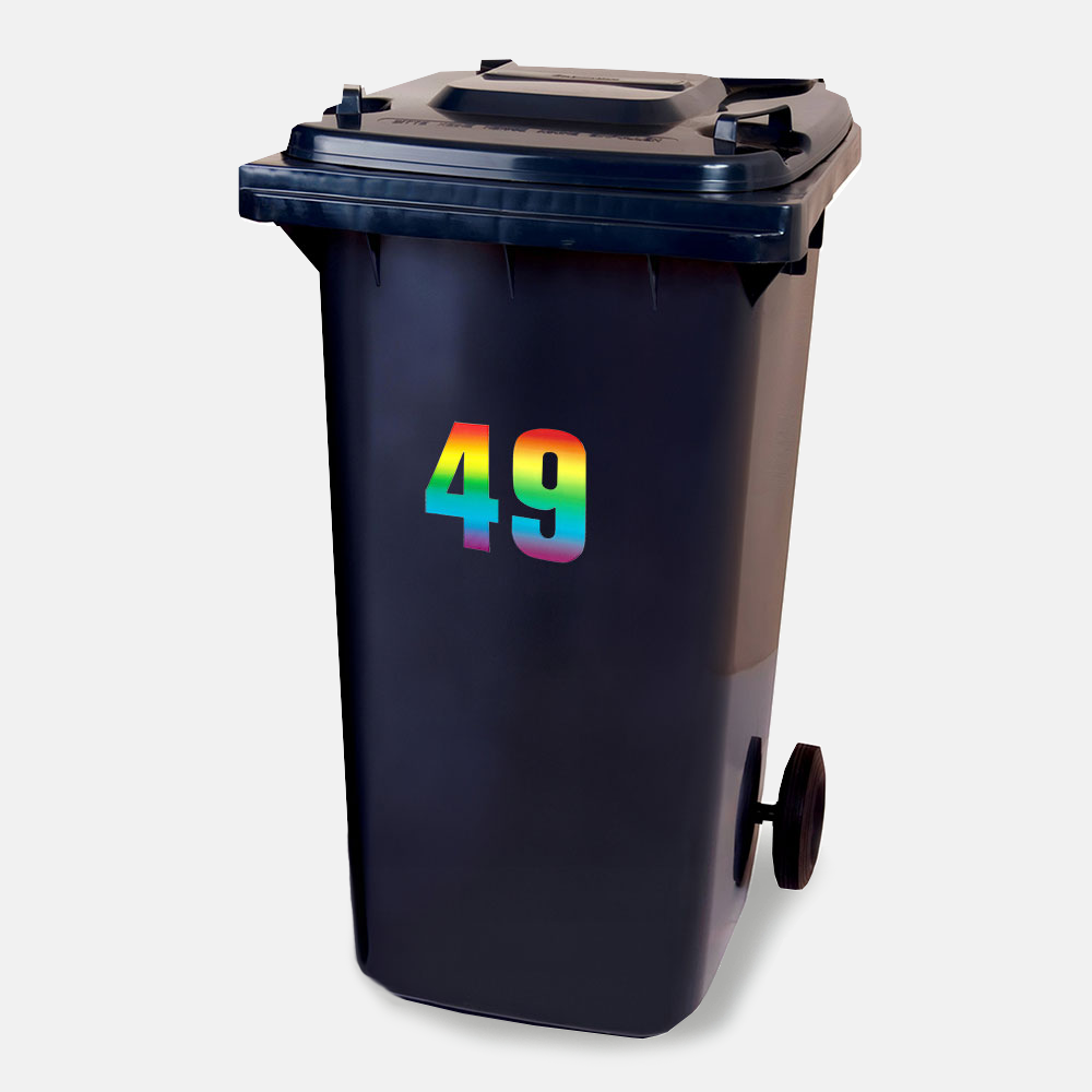 Huisnummers Regenboog