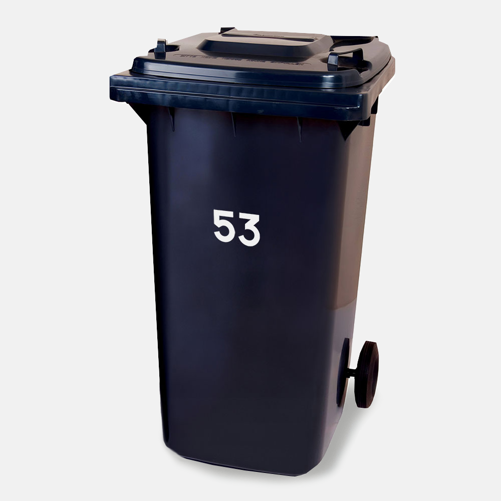 Huisnummers Wit Klein