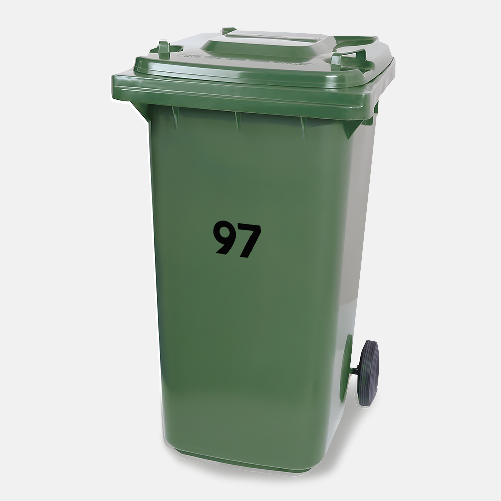 Huisnummers Zwart Klein