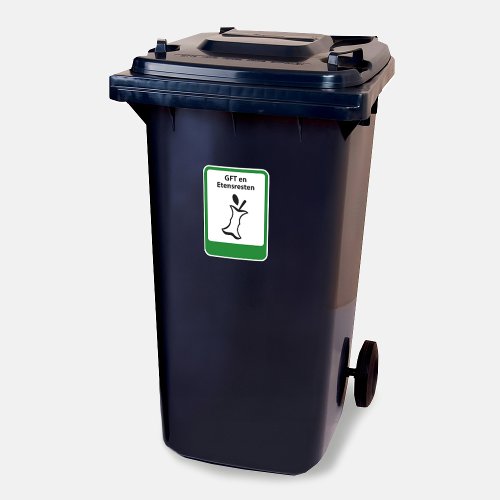 Stickervel GFT en Etensresten