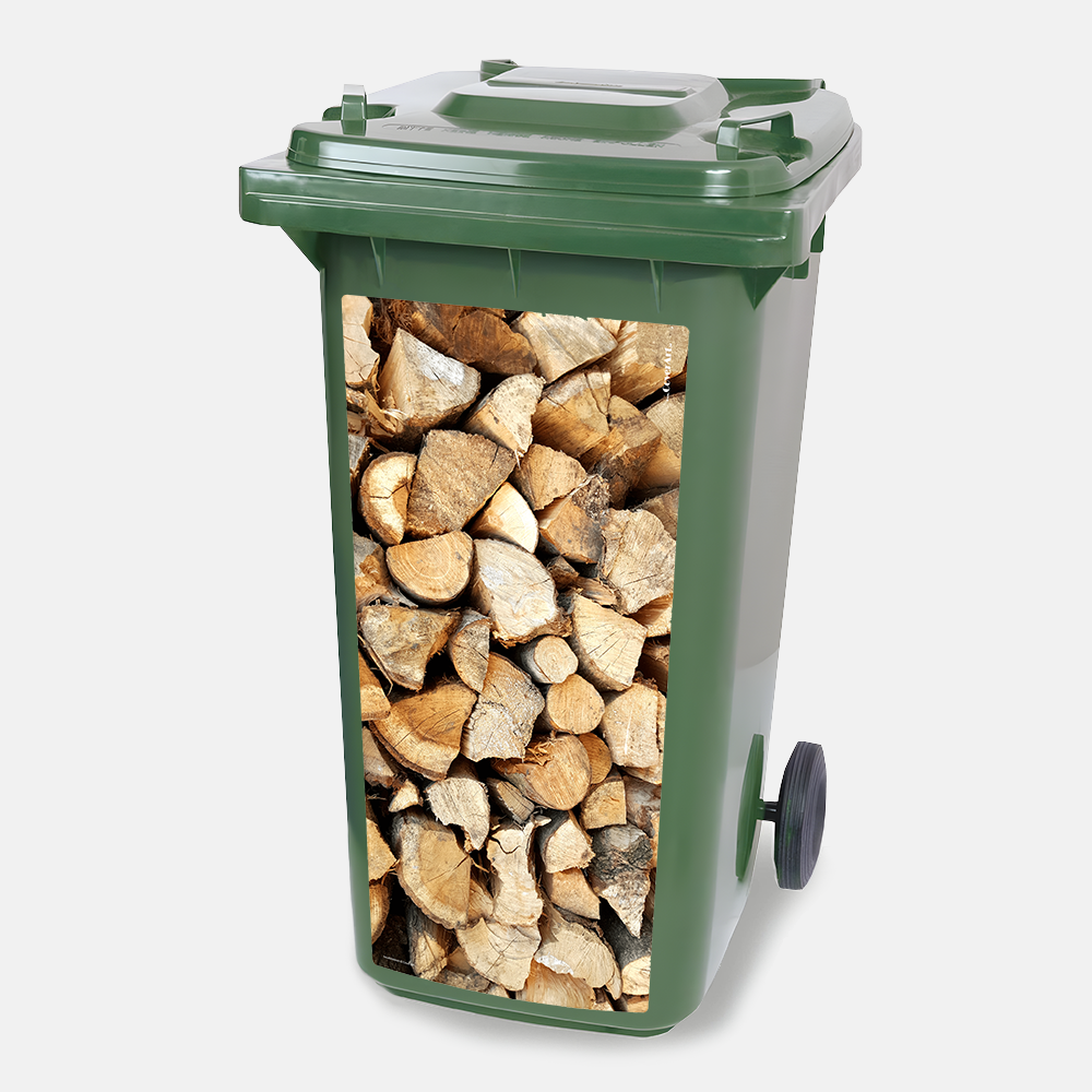 Kliko sticker Houtblokken