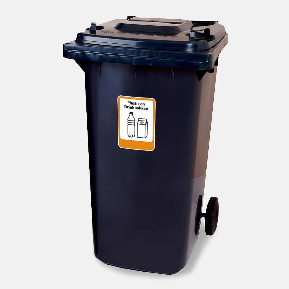 Stickervel Plastic en Drinkpakken