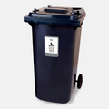 Stickervel Rest (18 x 24 cm) met losse stickers: een grijs pictogram voor restafval