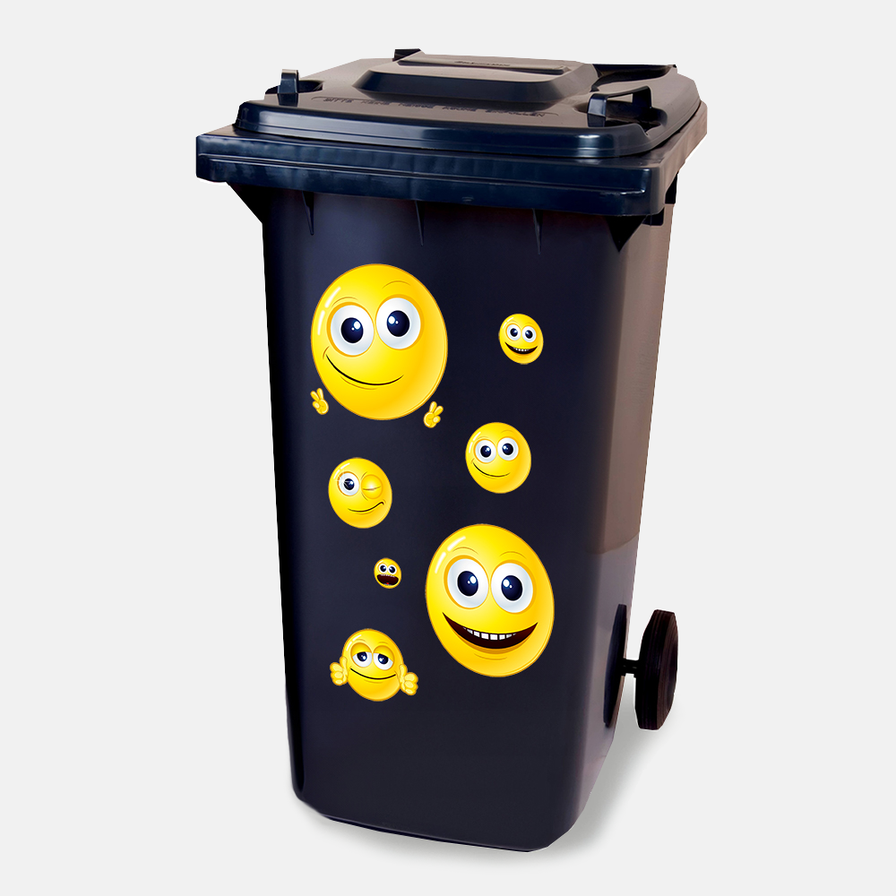 Stickervel Smiley