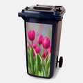 Kliko sticker Tulpen: roze tulpen in bloei, vinylsticker van 80 x 37 cm
