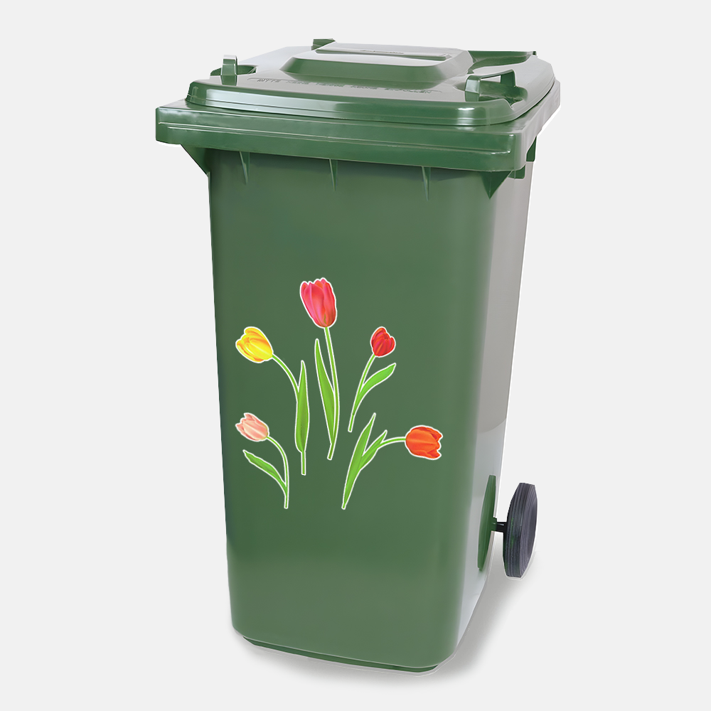 Stickervel Tulpen