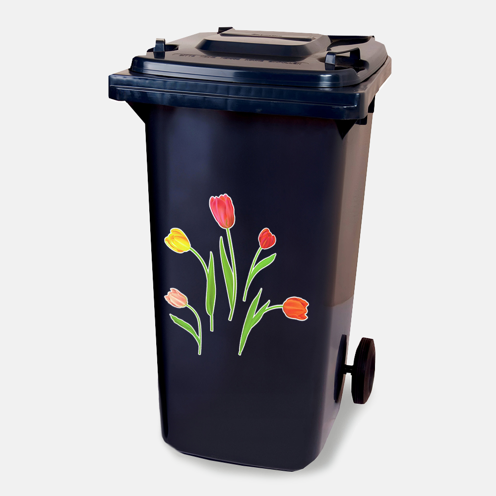 Stickervel Tulpen