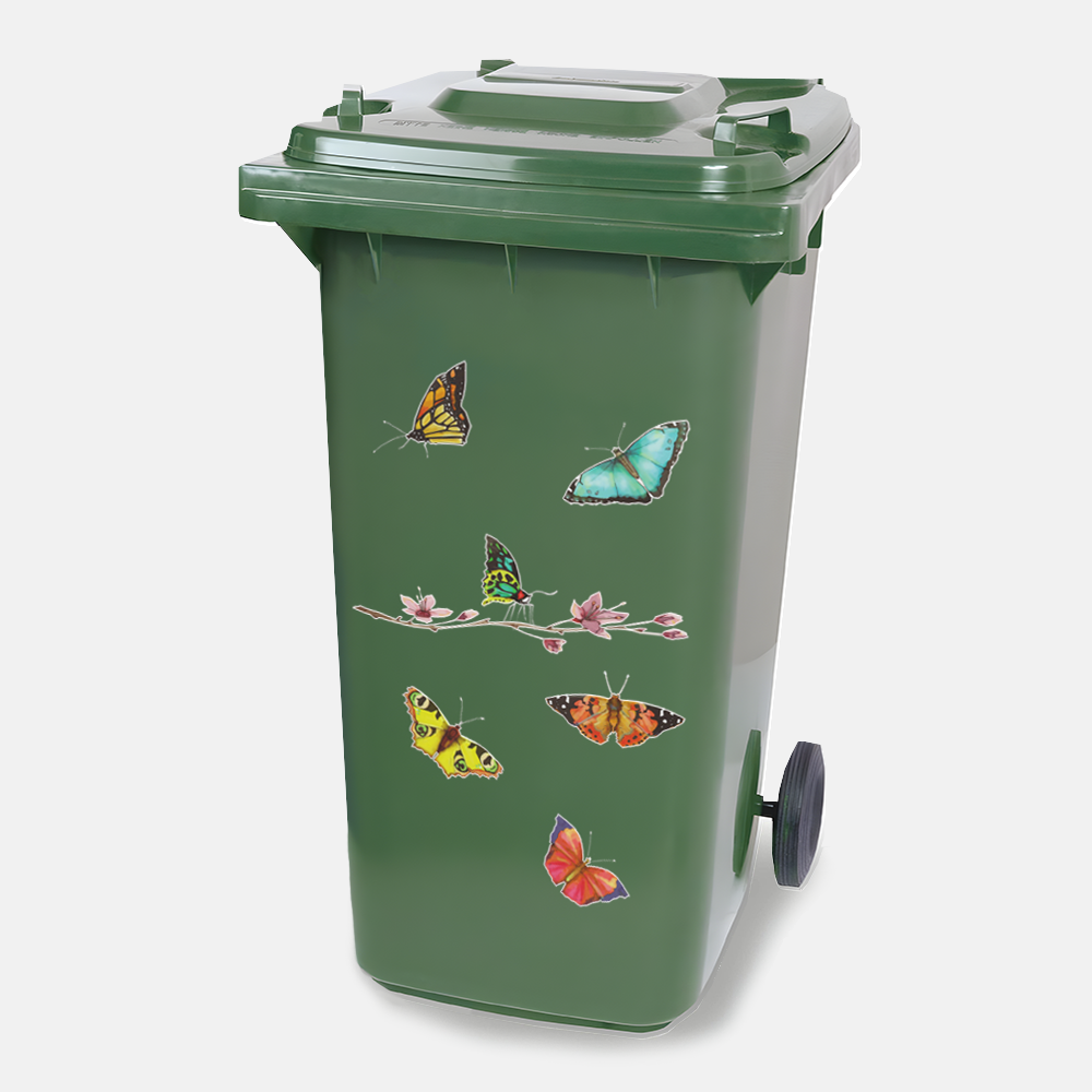 Stickervel Vlinder 1