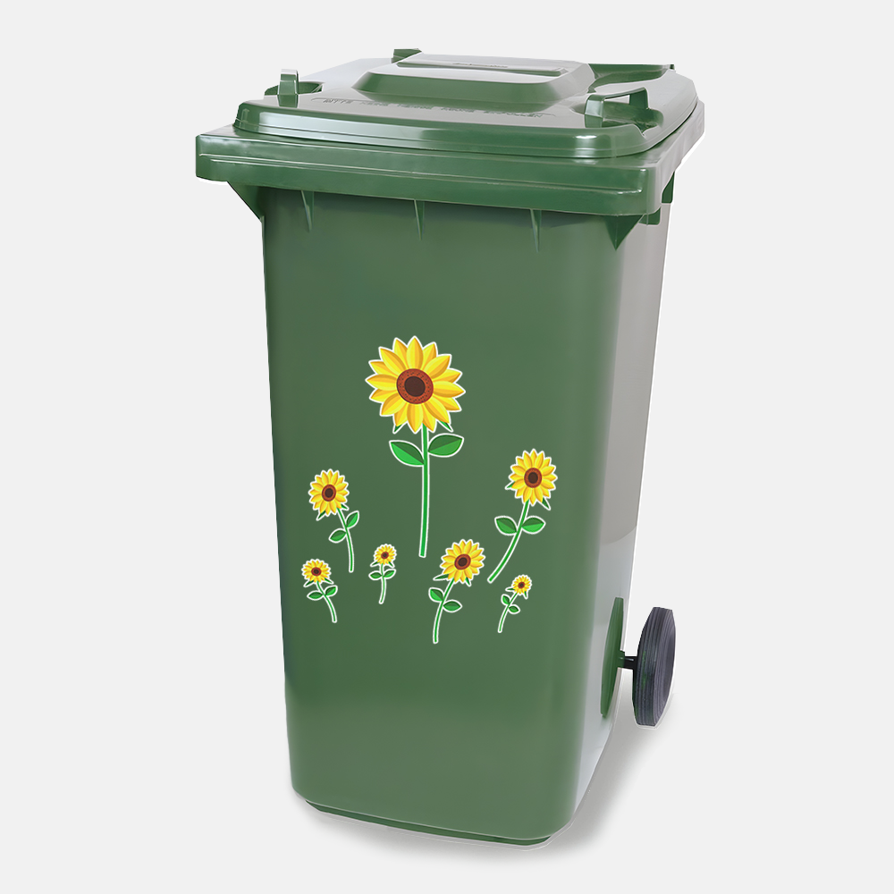 Stickervel Zonnebloem