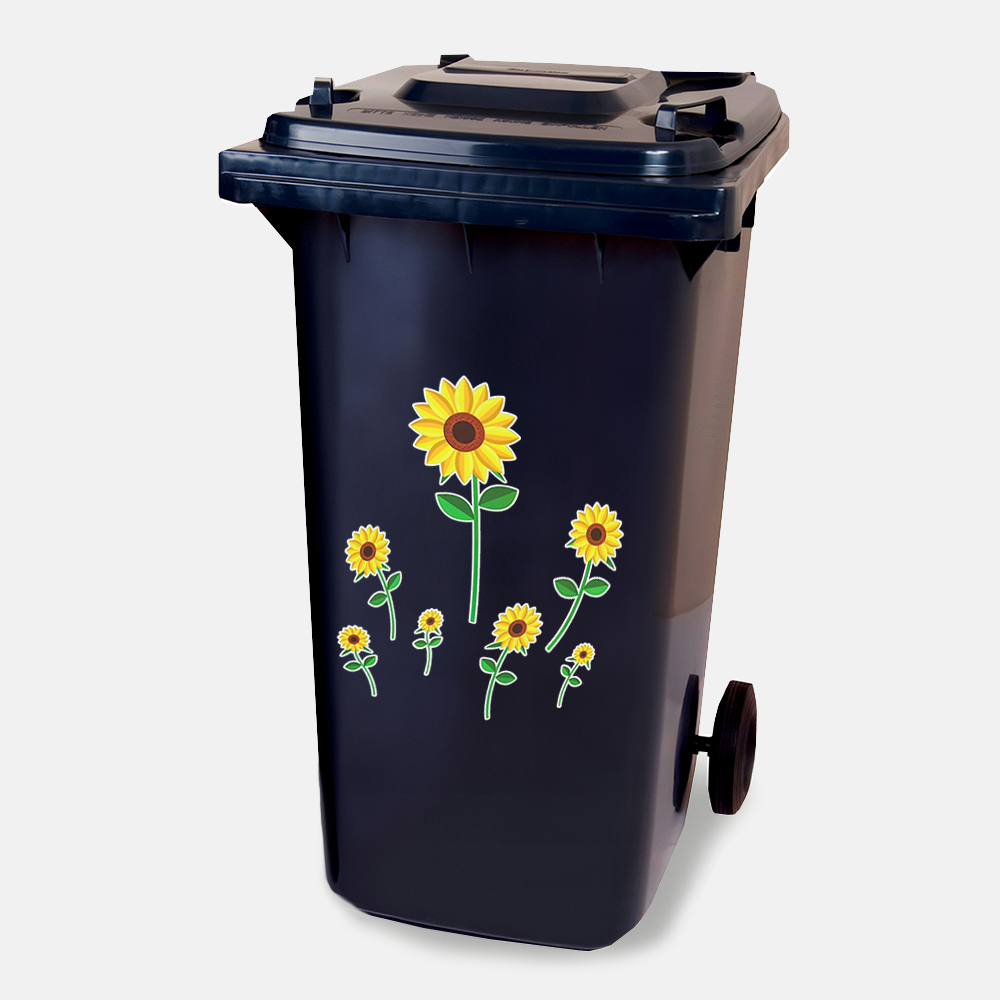 Stickervel Zonnebloem