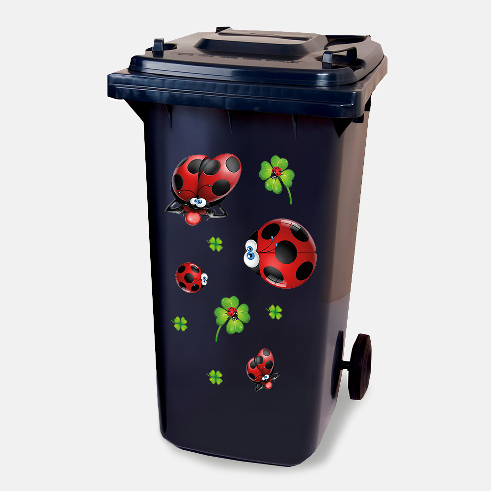 Stickervel Lieveheersbeestje