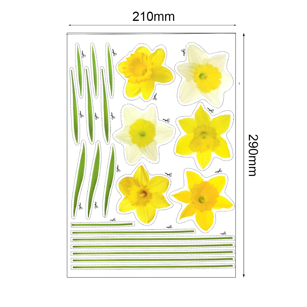 Stickervel Narcissen